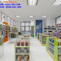 Thiết kế siêu thị mẹ và bé - Anh Thi - Dak Lak